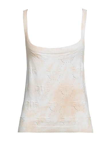 PINKO Top Beige 67% Viscose, 29% Acrylic, 4% Polyester