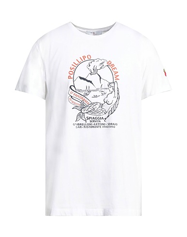 COOPERATIVA PESCATORI POSILLIPO T-shirt White 100% Cotton