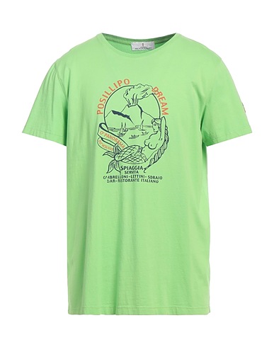 COOPERATIVA PESCATORI POSILLIPO T-Shirt Limettengrün 100% Baumwolle