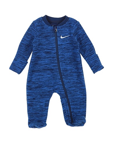 NIKE Romper SPACE DYED FOOTED COVERALL
 Blue 100% Polyester