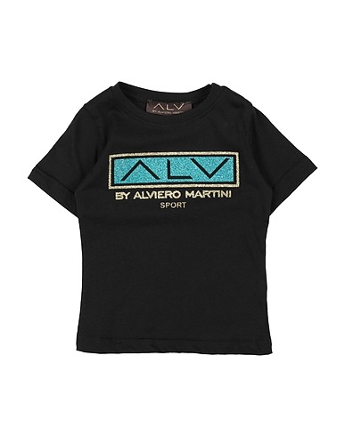 ALV by ALVIERO MARTINI T-shirt Black 100% Cotton