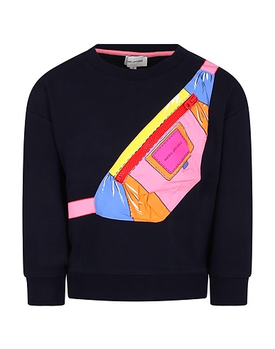 MARC JACOBS TOPWEAR Felpe girocollo Blue Cotton