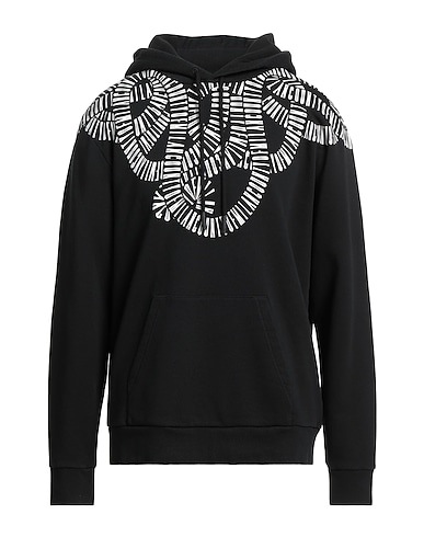 MARCELO BURLON Felpa Nero 100% Cotone