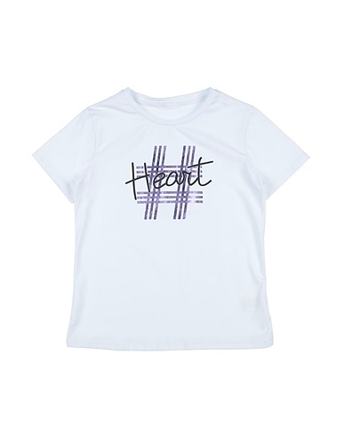 FUN & FUN T-shirt White 95% Cotton, 5% Elastane