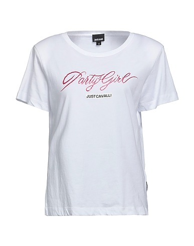 JUST CAVALLI T-shirt White 100% Cotton
