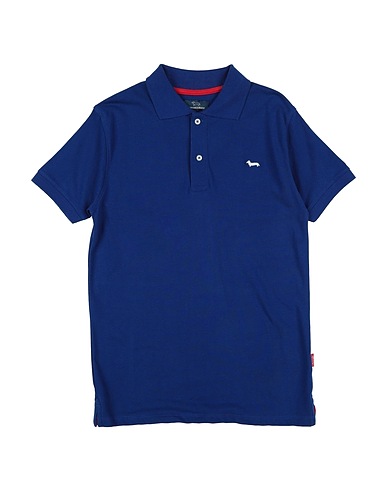 HARMONT & BLAINE Polo shirt Navy blue 100% Cotton
