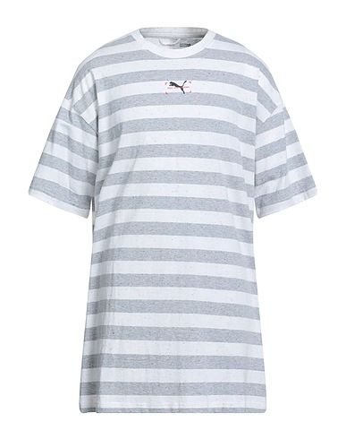 PUMA T-shirt Light grey 100% Cotton