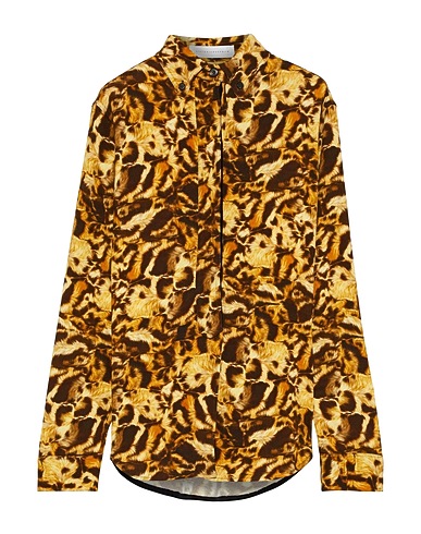 VICTORIA BECKHAM Patterned shirts & blouses Sand 96% Viscose, 4% Elastane, Horn
