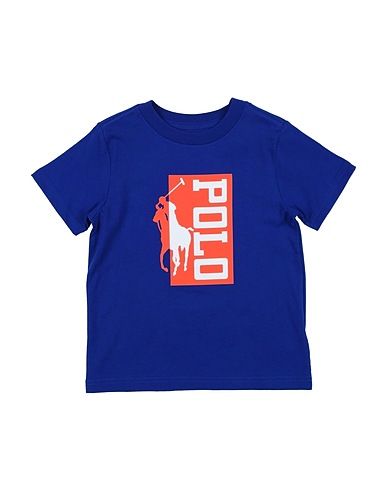 POLO RALPH LAUREN T-shirt Color-Changing Cotton Jersey Tee  Blu 100% Cotone
