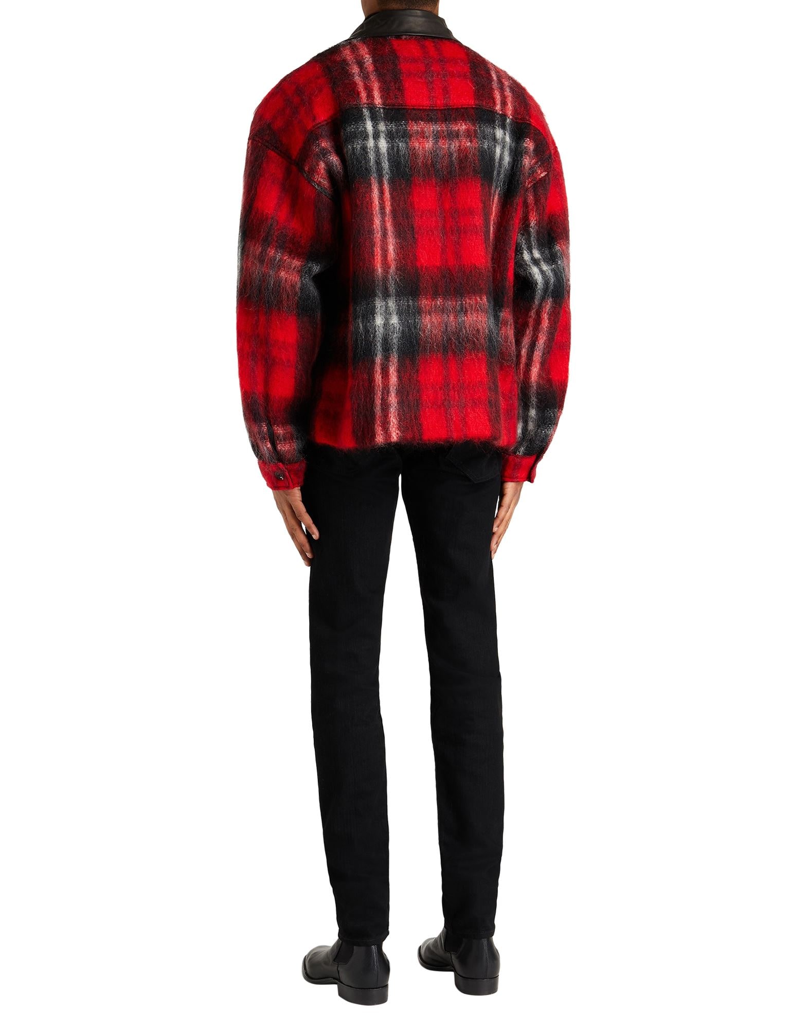 AMIRI チェックシャツ レッド 中古・古着通販】AMIRI (アミリ) チェックシャツ レッド サイズ:XL