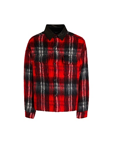 AMIRI | Red Men‘s Checked Shirt | YOOX