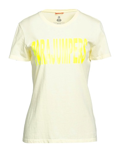 PARAJUMPERS T-Shirt Pastellgelb 100% Baumwolle