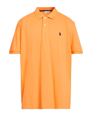 U.S.POLO ASSN. Polo shirt Orange 100% Cotton