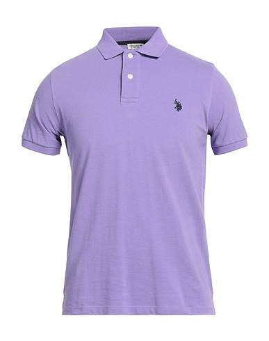U.S.POLO ASSN. Poloshirt Lila 100% Baumwolle