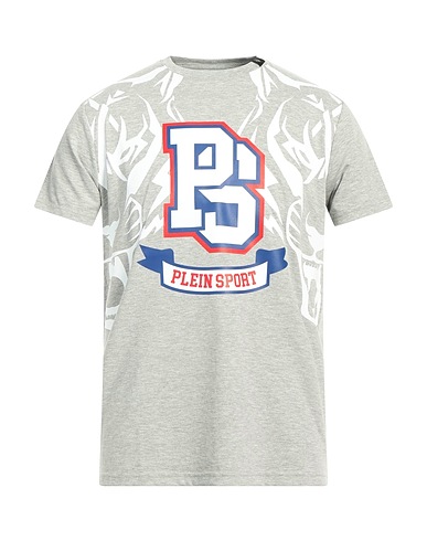PLEIN SPORT T-shirt Grigio 95% Cotone, 5% Elastan