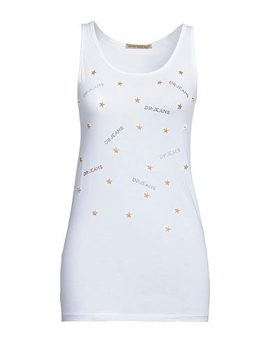 DENNY ROSE Vest White 100% Cotton