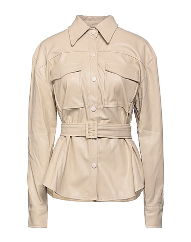 VANESSA SCOTT | Beige Women‘s Solid Color Shirts & Blouses | YOOX