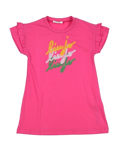 LIU •JO Dress Fuchsia 95% Cotton, 5% Elastane