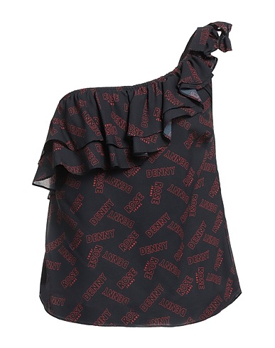DENNY ROSE One-Shoulder-Top Schwarz 100% Polyester
