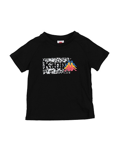 KAPPA T-shirt Black 100% Cotton