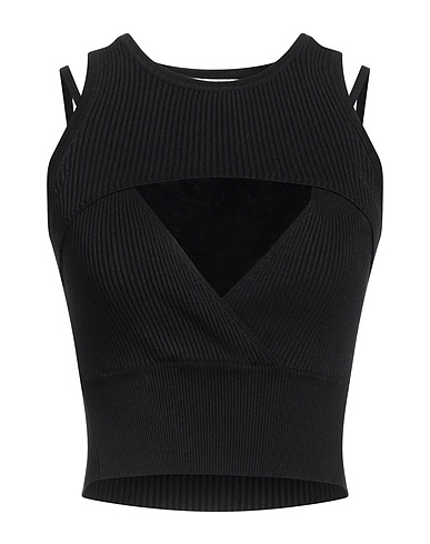VICOLO Top Nero 70% Viscosa, 30% Poliestere