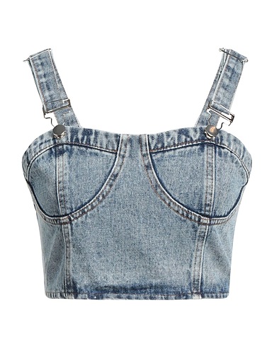 VANESSA SCOTT Top Blue 65% Cotton, 35% Polyester