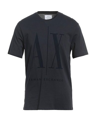 ARMANI EXCHANGE T-shirt Midnight blue 100% Cotton