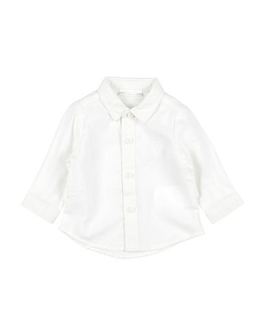 MINIBANDA by SARABANDA Solid colour shirt Off white 100% Cotton