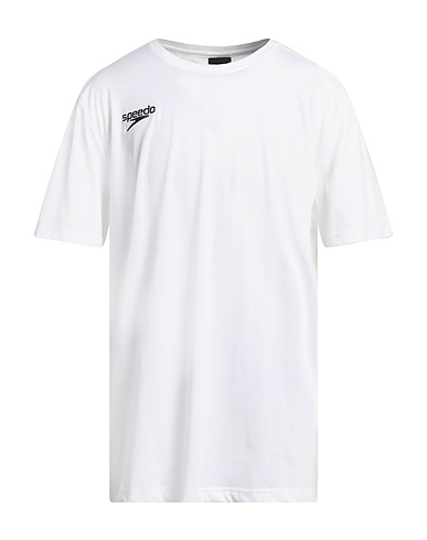 SPEEDO T-shirt White 60% Cotton, 40% Polyester, Elastane