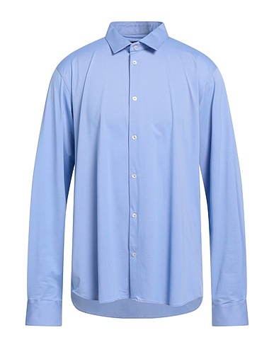 RRD Patterned shirt Slate blue 86% Polyamide, 14% Elastane