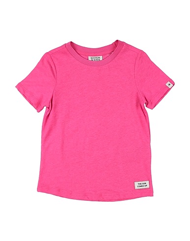 SCOTCH R'BELLE T-shirt Fuchsia 55% Linen, 45% Polyester