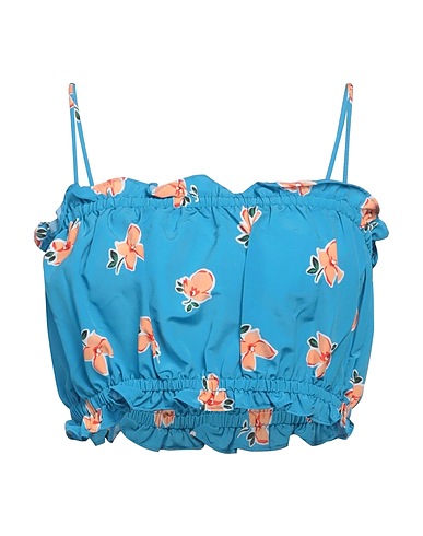 GLAMOROUS CARE Top Azure 54% Polyester, 46% Recycled polyester