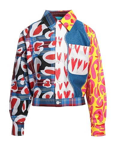 FRED PERRY x CHARLES JEFFREY LOVERBOY Checked shirt Blue 100% Polyester
