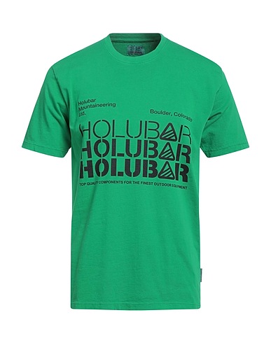 HOLUBAR T-shirt Verde 100% Cotone
