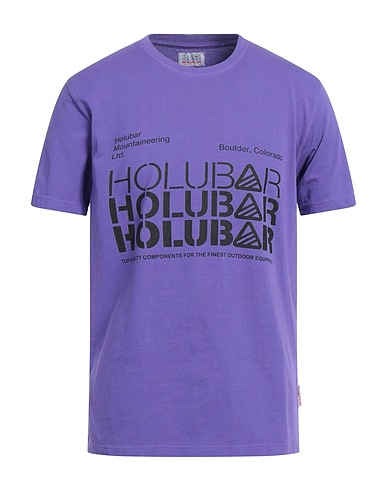 HOLUBAR T-shirt Viola 100% Cotone