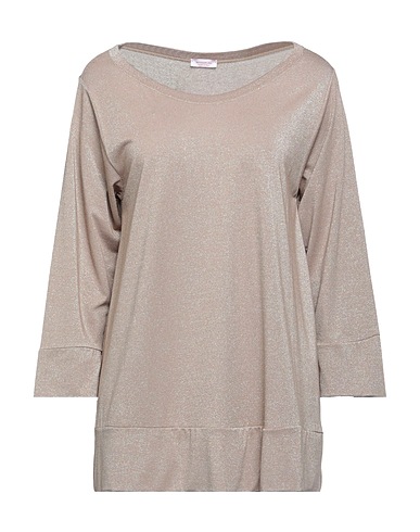ROSSOPURO T-shirt Nocciola 68% Viscosa, 13% Poliestere, 12% Poliammide, 7% Elastan