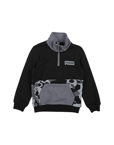 PUMA Sweatshirt Black 97% Cotton, 3% Elastane