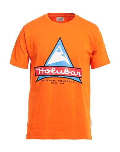 HOLUBAR T-shirt Orange 100% Cotton