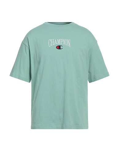 CHAMPION T-shirt Sage green 100% Cotton