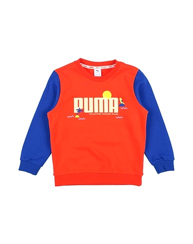 PUMA Felpa Arancione 96% Cotone, 4% Elastan