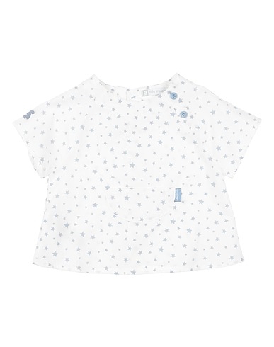 TUTTO PICCOLO Top Bianco 100% Cotone
