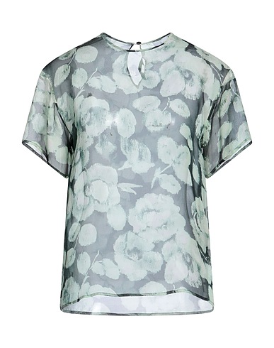 DEL CORE Silk top Dark green 100% Silk