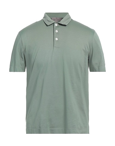 CANALI Polo shirt Military green 100% Cotton