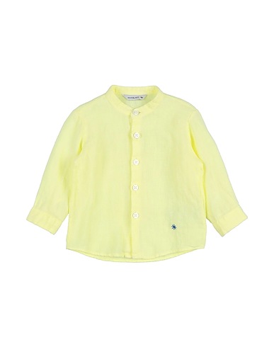 MANUEL RITZ Solid color shirt 100% Linen