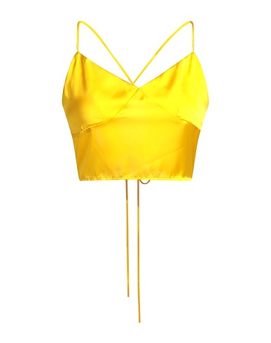 GLAMOROUS CARE Top Gelb 100% Recyceltes Polyester
