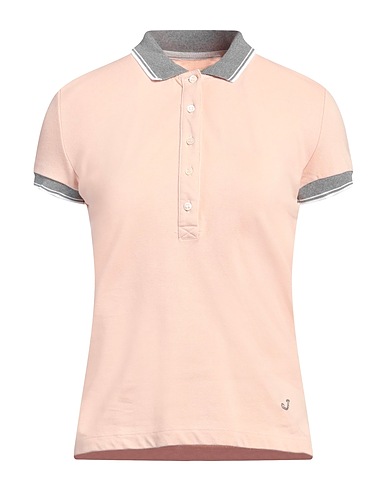 JACOB COHЁN Polo shirt Light pink 94% Cotton, 6% Elastane