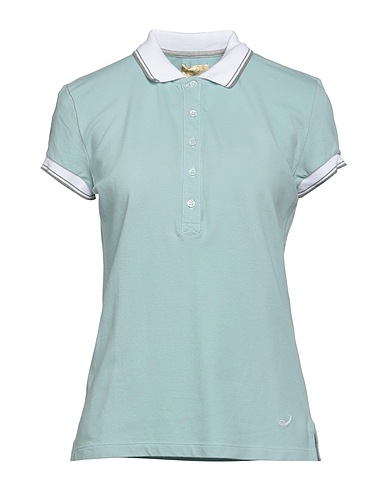 JACOB COHЁN Polo Turchese 94% Cotone, 6% Elastan