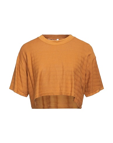 BELLWOOD Crop top Camel 100% Cotton