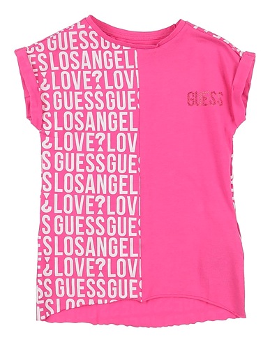 GUESS T-Shirt Fuchsia 95% Baumwolle, 5% Elastan