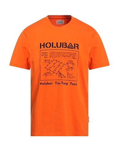 HOLUBAR T-shirt Orange 100% Cotton